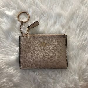 Coach | Gold Mini Skinny ID Case / Wallet